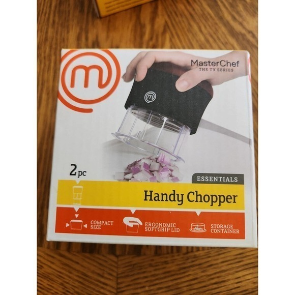 Masterchef Handy Handheld Mini Personal Slap Chopper Easy‎ storage Onions… - Picture 1 of 2
